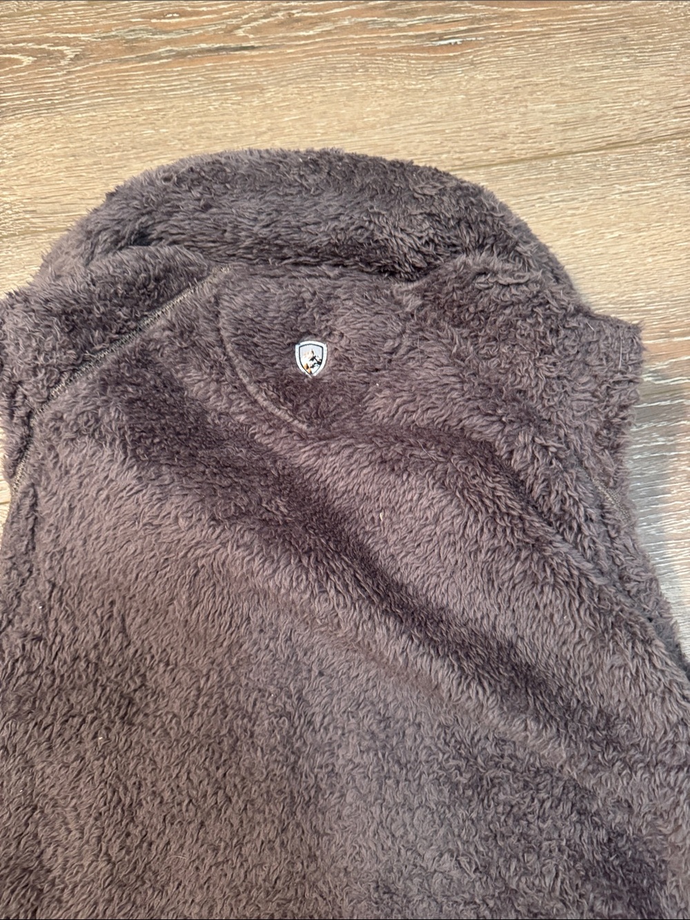 Kuhl Plush Fleece Vest — Brown Small - Picture 12 of 12